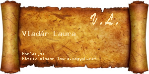 Vladár Laura névjegykártya